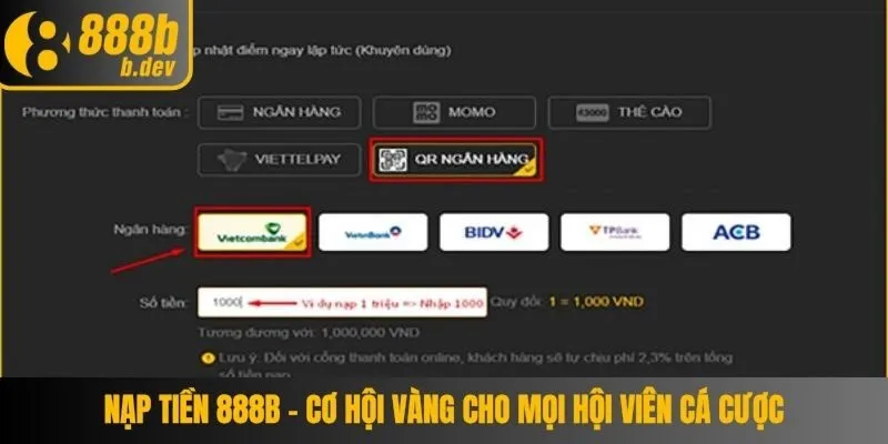 Nạp Tiền 888b